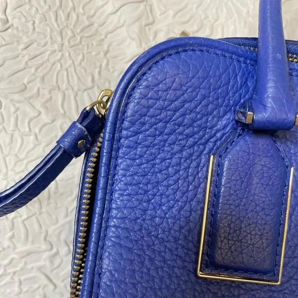 Kate Spade Cecil Court Cobalt Blue Pebble Leather Satchel - Picture 3 of 13